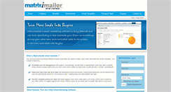 Desktop Screenshot of matriximailer.com