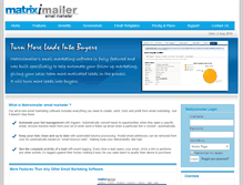 Tablet Screenshot of matriximailer.com